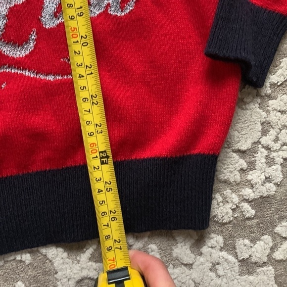 H&M I'm On Your Wish List Ugly Christmas Sweater red holidays party size S - Picture 6 of 9